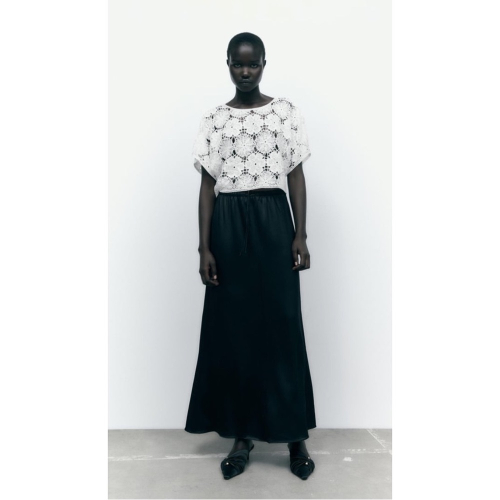 ZARA ~ KNIT CROCHET ТОР (NWT) - Picture 6 of 10